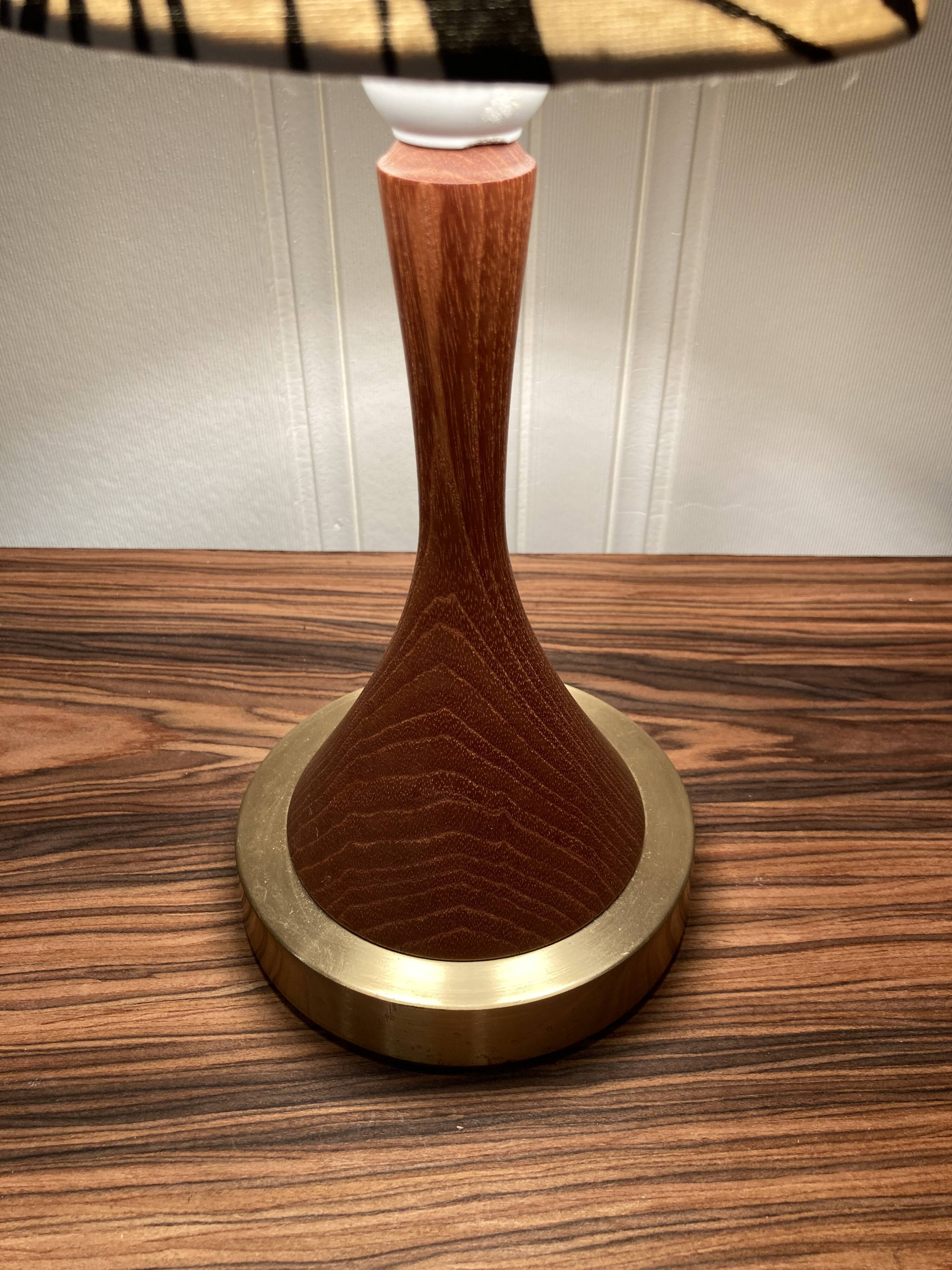 TEAK LAMP "SCANDINAVIAN DESIGN 1950".