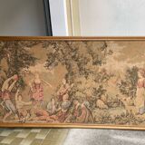 Ancient tapestry painting