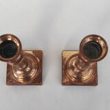 Paire de chandeliers anglais en bronze