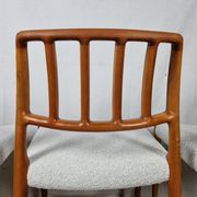 Lot de 4 chaises vintage Niels Otto Møller modèle n°83 1970