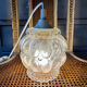 Vintage bubble glass pendant lamp