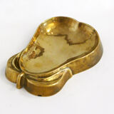 Brass pear ashtray