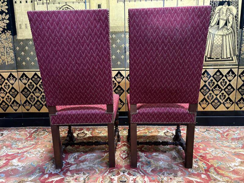 Pair of Haute Époque Renaissance - Louis XIII style chairs