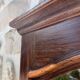 Wooden mirror with shelf