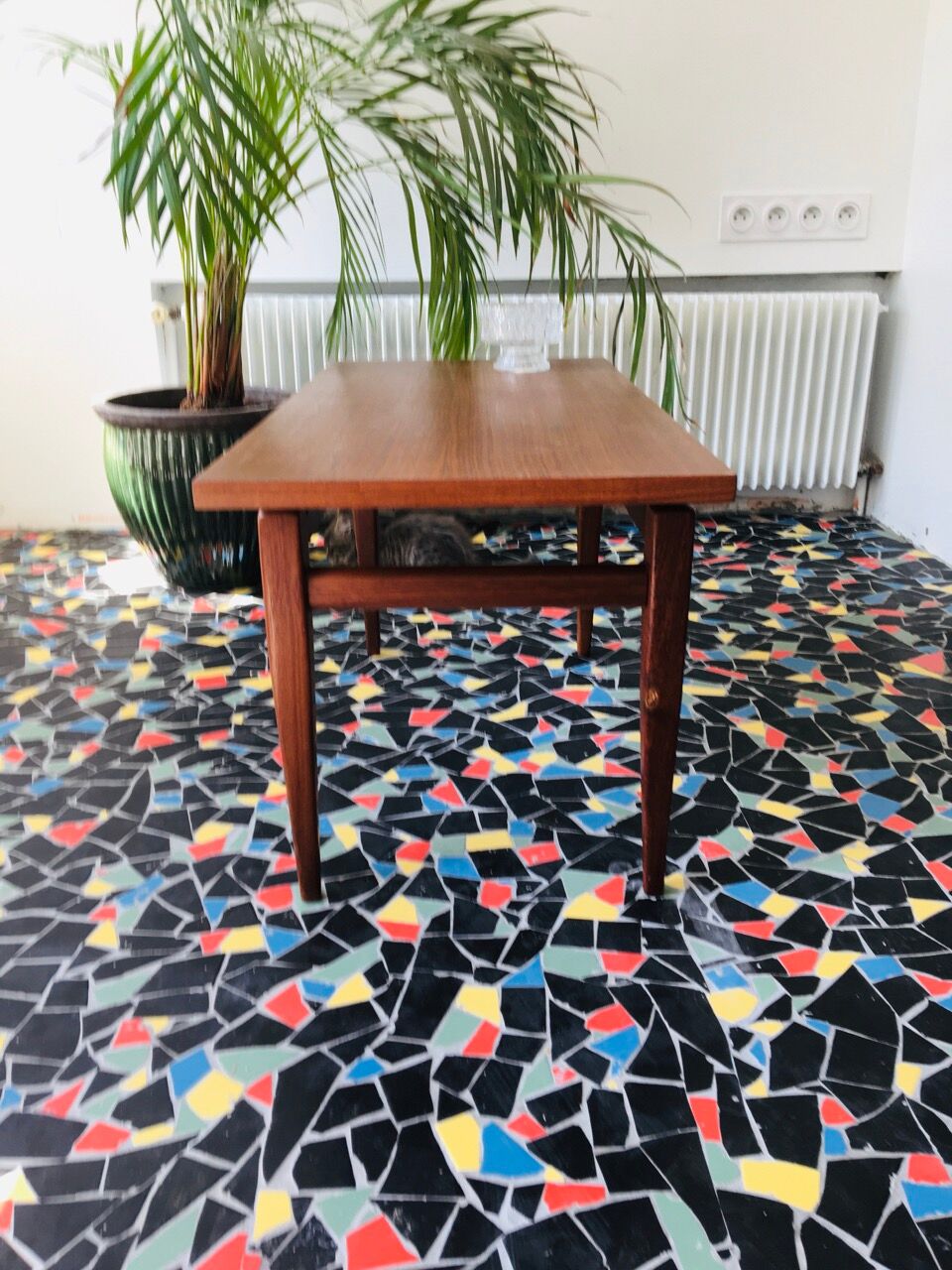 Teak coffee table by Louis Van Teeffelen