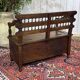 Chestnut bank chest from the 19th century.