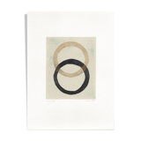 Monotype on paper original dated and signed without the frame