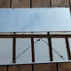 Old rectangular bevelled mirror 54 x 39 cm