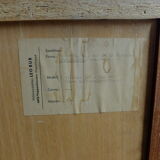 Silversmith in two-door teak 1960, léo bub