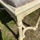 Louis XVI style bench at the end of the bed