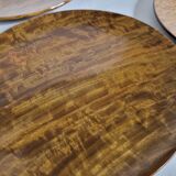 Set of 6 wooden plates "Lapacho" from South America, 20 cm