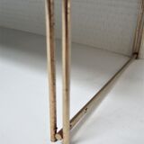 Wall shelf black metal weathered metal