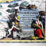 Old map of the Duchy of Normandy Petro Persoy