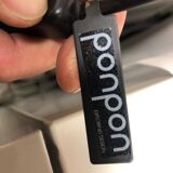 Black double cone lamp