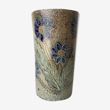 Vase cylindre Jean Claude Monange