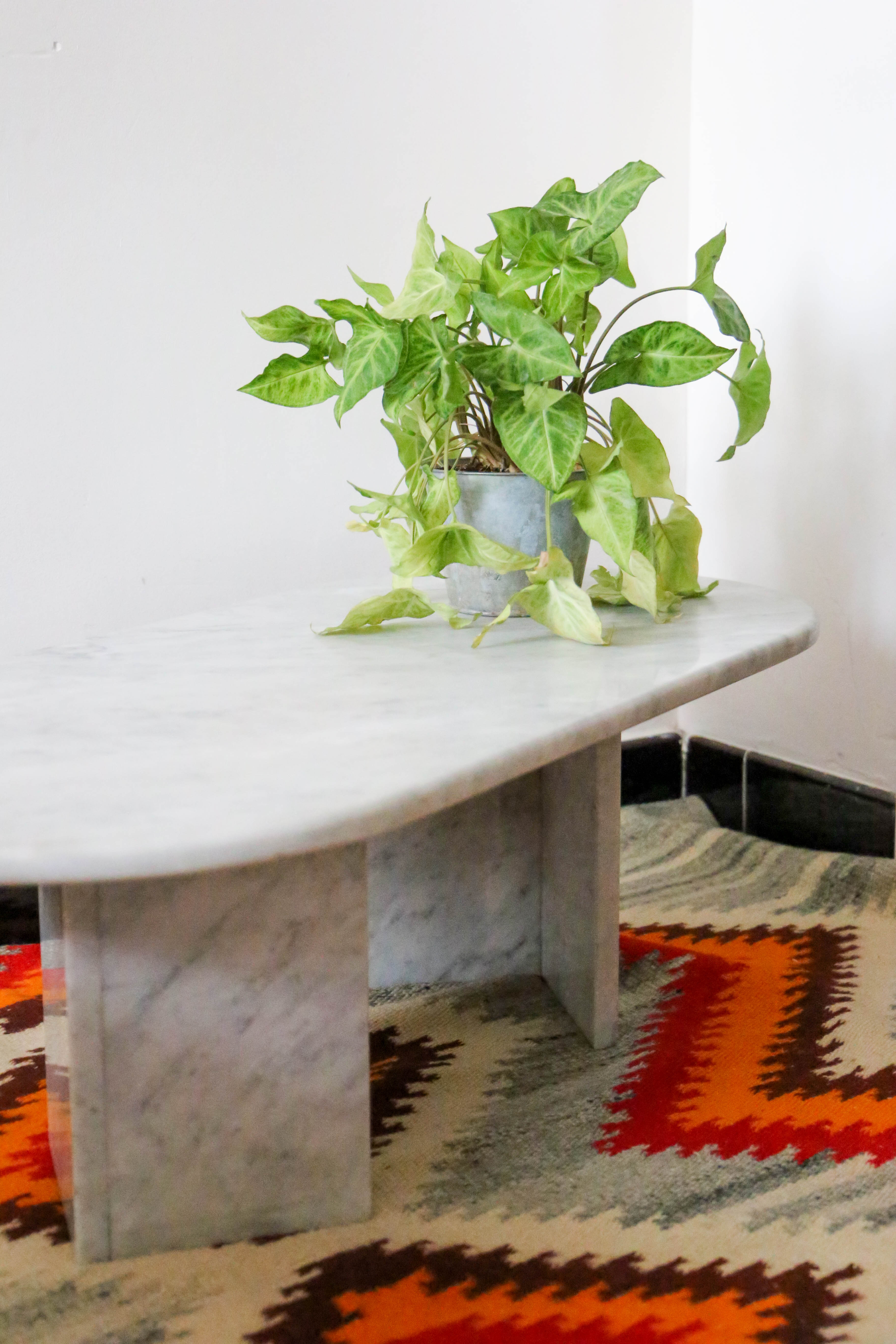 Marble coffee table, vintage
