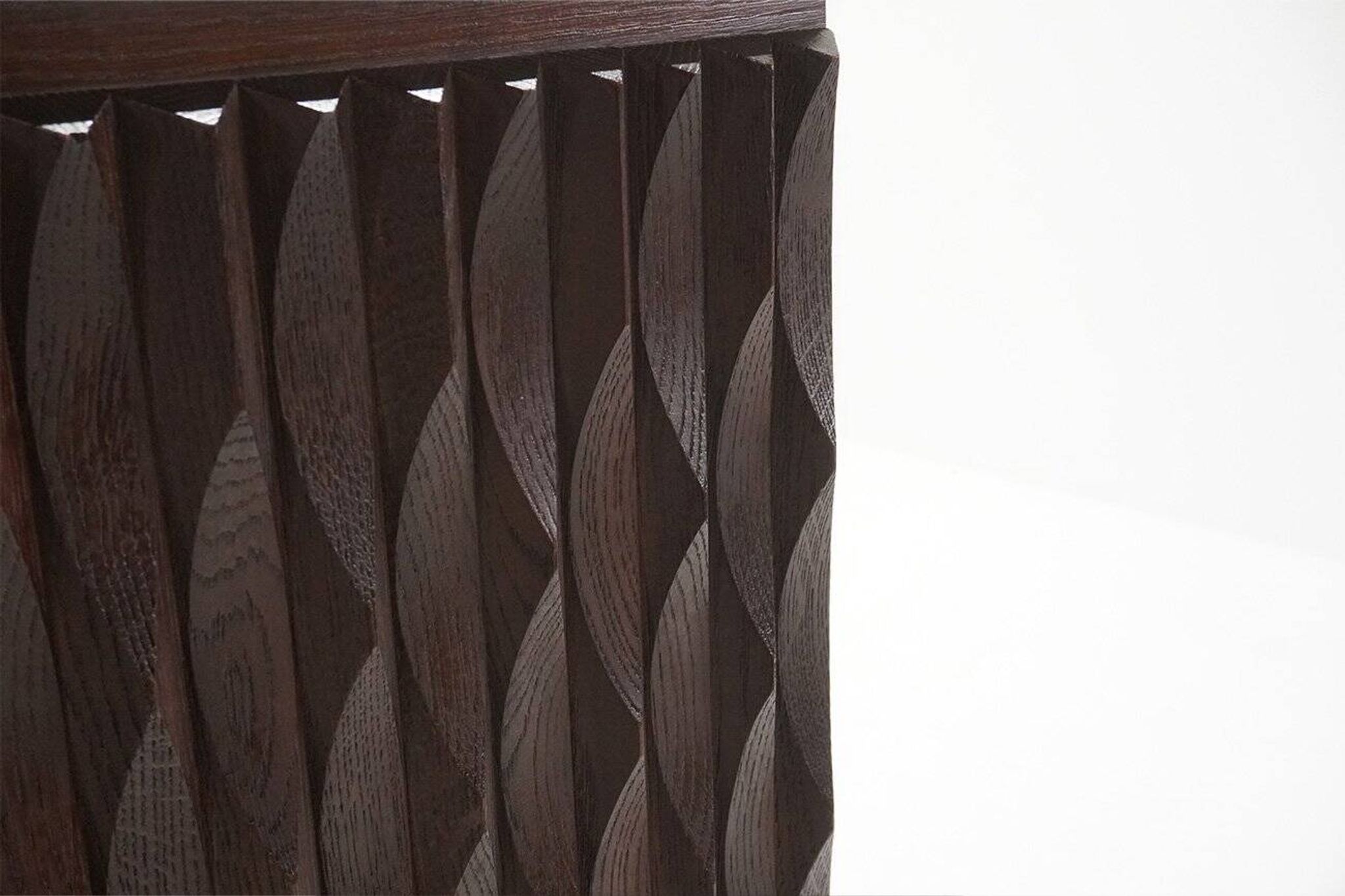 Vintage Brutalist Cabinet in Oak from Maison Aurora, Belgium, 1970s