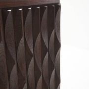 Vintage Brutalist Cabinet in Oak from Maison Aurora, Belgium, 1970s