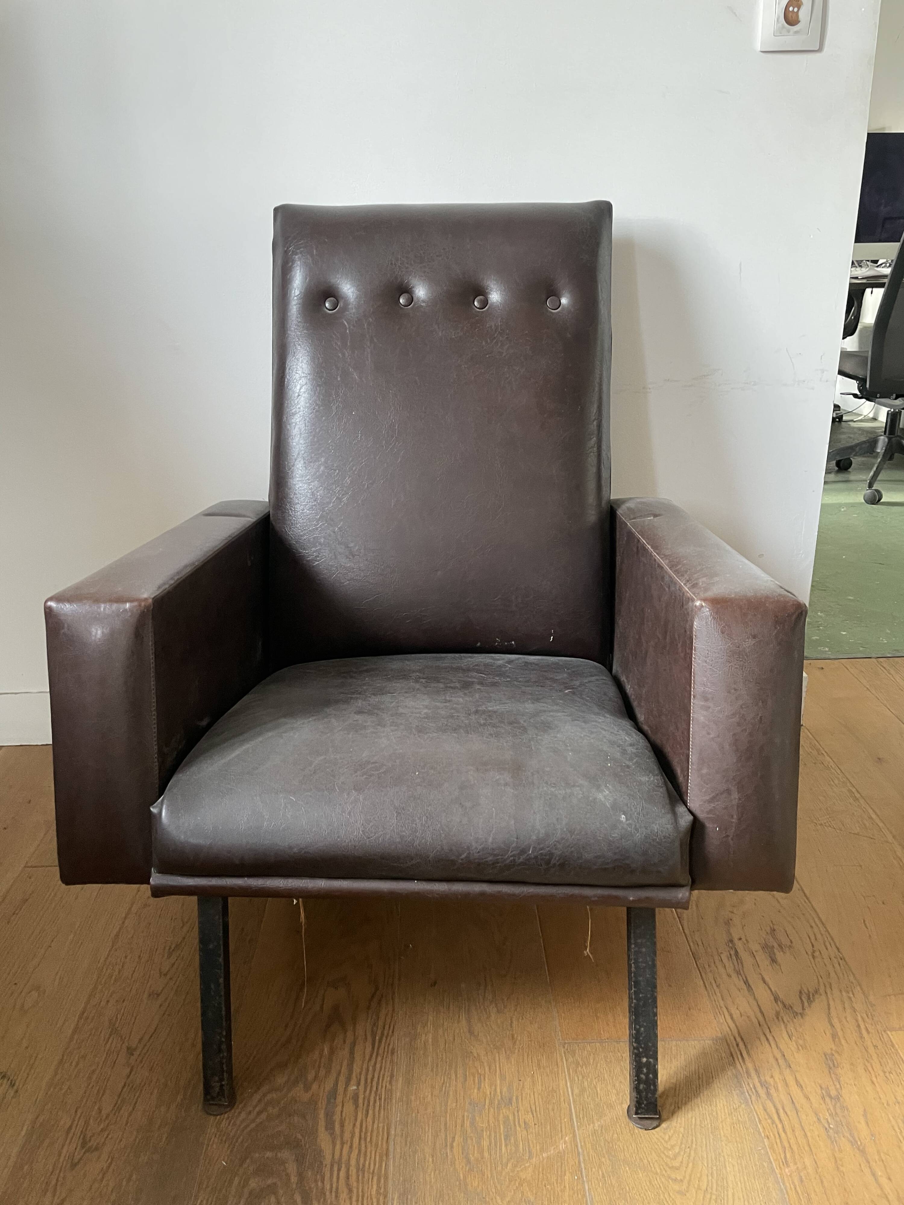 Set of 2 50s armchairs