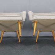 1960s Pair of Restored Shell Chairs, Czechoslovakia