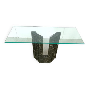Console en marbre noir