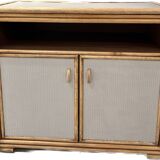 Meuble tv en rotin