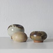 Mushroom Studio Ceramics Vases by Erik Græser, Denmark, 1960s Set of 3