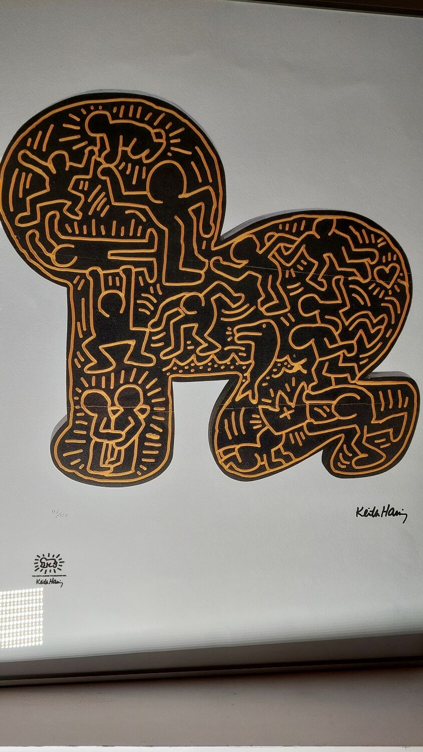 Vintage Keith Haring screen print