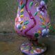 Vintage enamelled vase