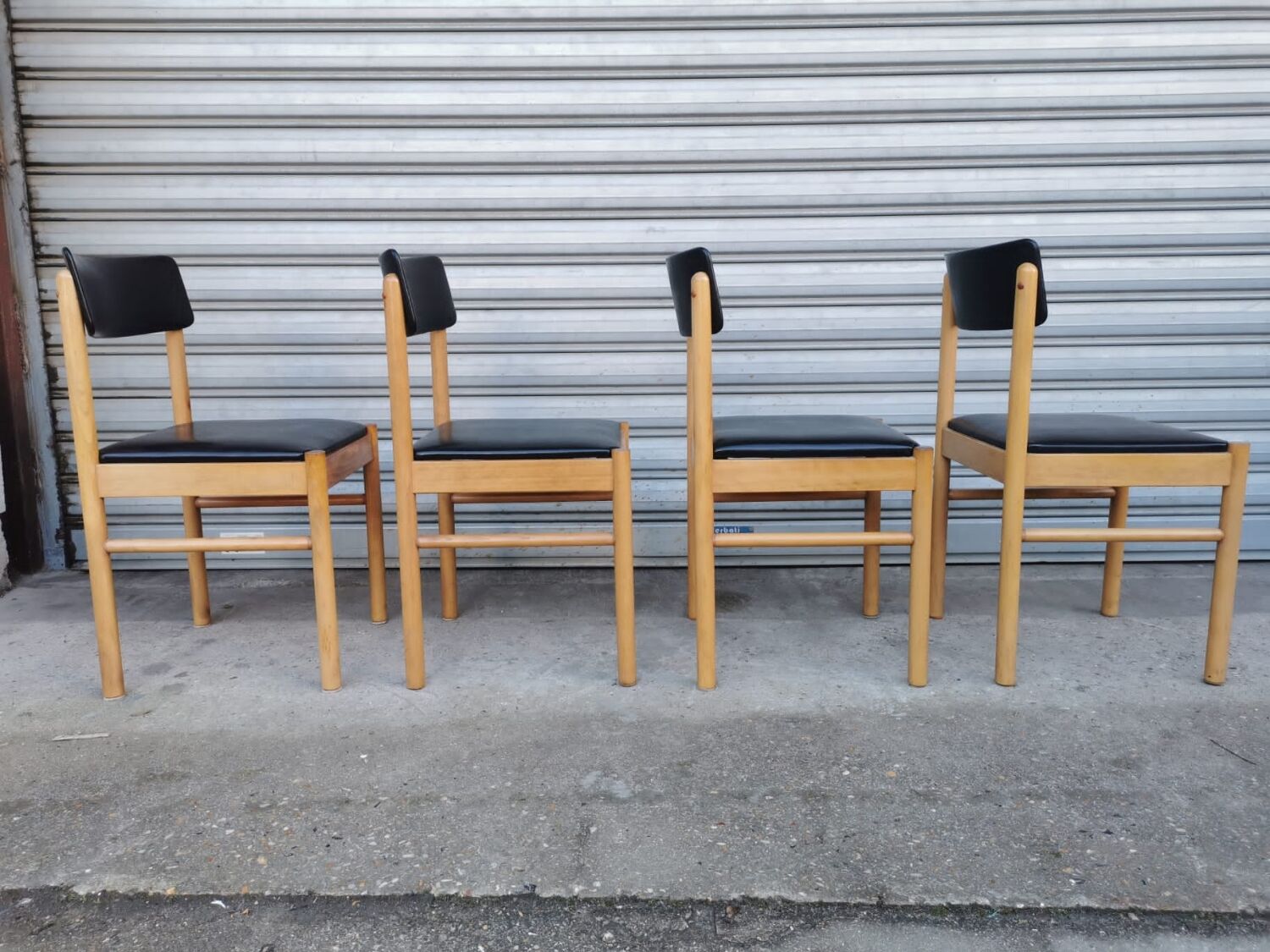Set of 4 Baumann Scandinavian chairs