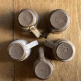 Handmade stoneware coffee set