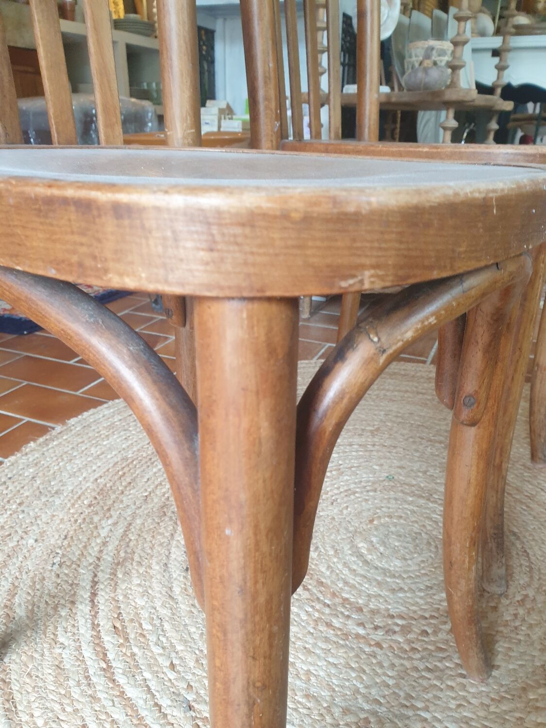 Set of 2 Josef Mintzis bistro chairs