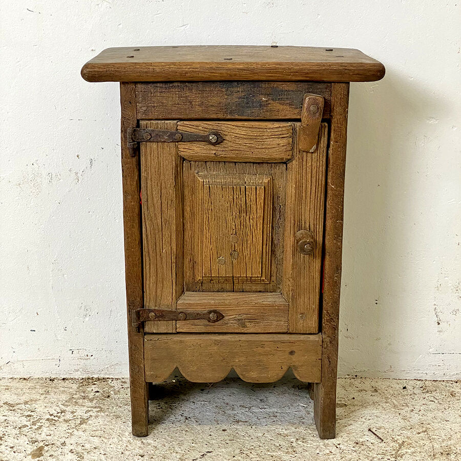 Rustic bedside table