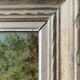 HSP 1917 painting signed Romezin "Cabin by the water" + frame