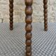 Tripod gueridon with turned wooden legs