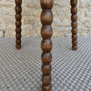 Tripod gueridon with turned wooden legs