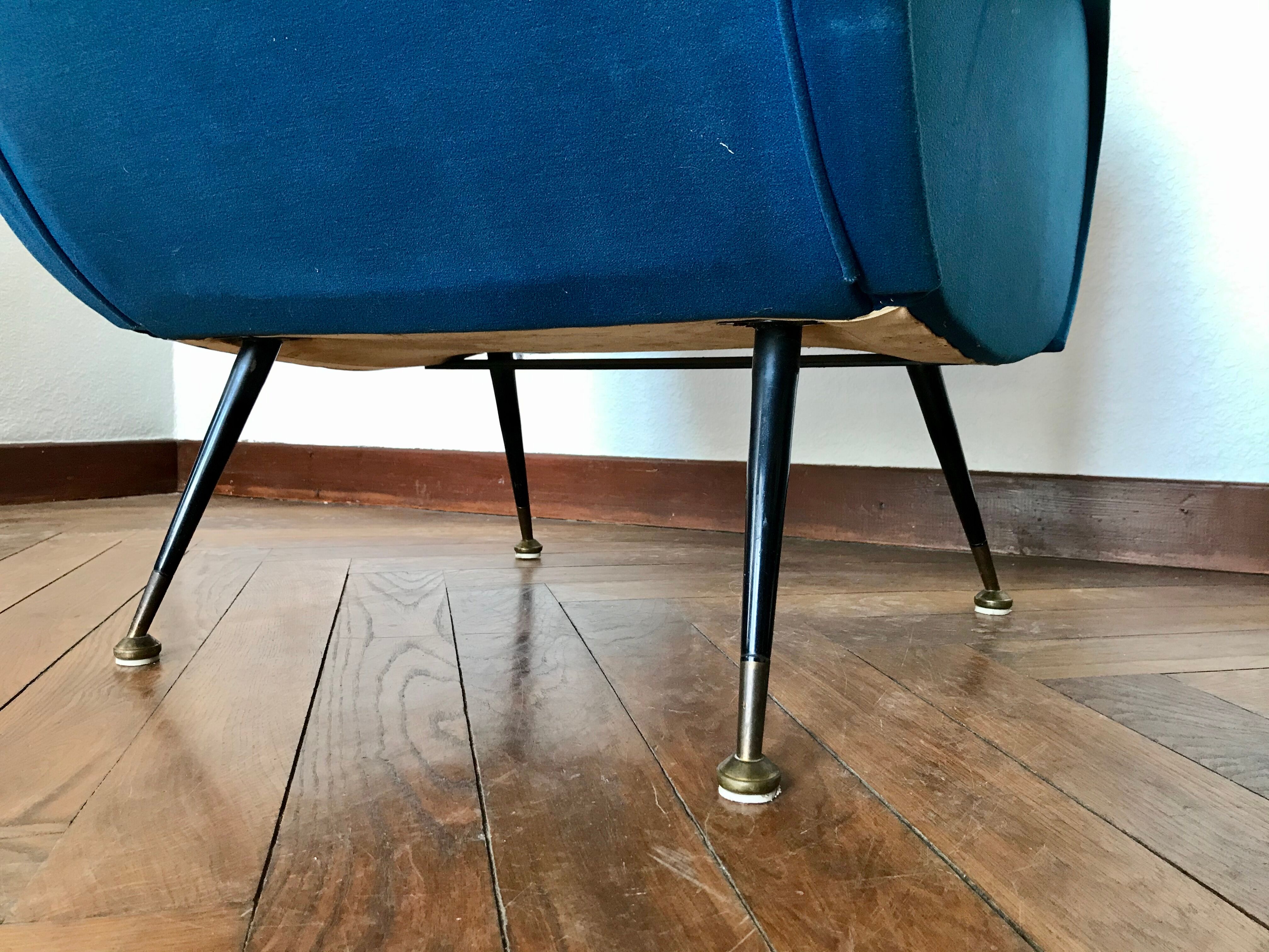 Pair of Italian armchairs