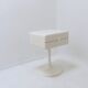 Side table/small bedside table Space Age Tulip Foot by Lusch Product - Germany 1970s