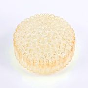 Mid-Century Amber Bubble Glass Wall Lights/Sconces by Helena Tynell for Limburg, 1970s