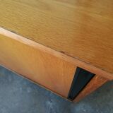 Vintage top sideboard from the 80s, sliding doors