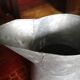 Garden pitcher / sheet metal watering can - Artisanal work