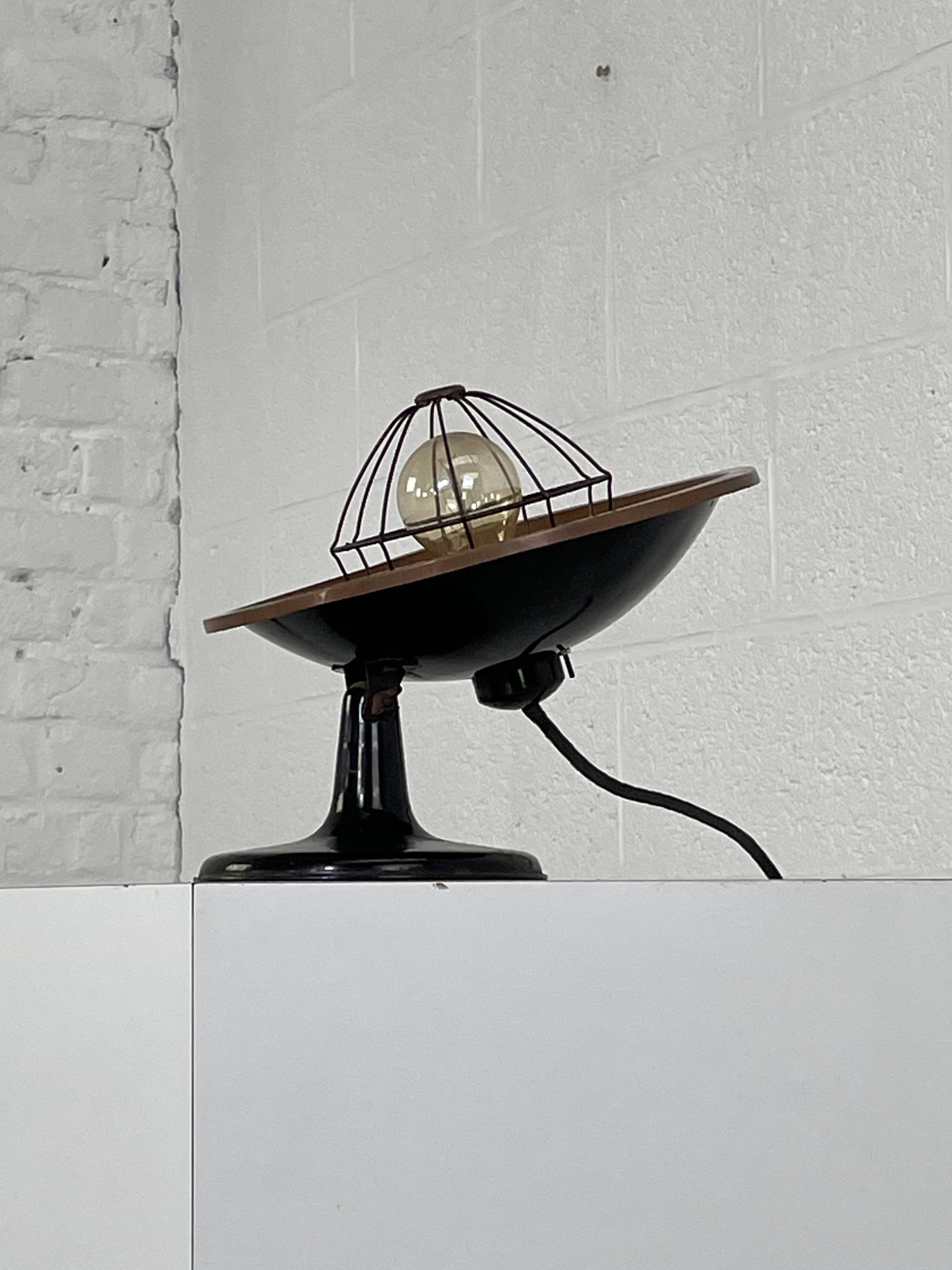 vintage metal lamp