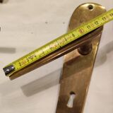 Brass door handle