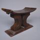 Antique african wooden ashanti stool