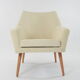 Ivory square shell pitally wood