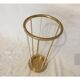 Vintage gold metal umbrella holder from the 1950s