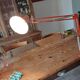 Lampe de Bureau Vintage Italien