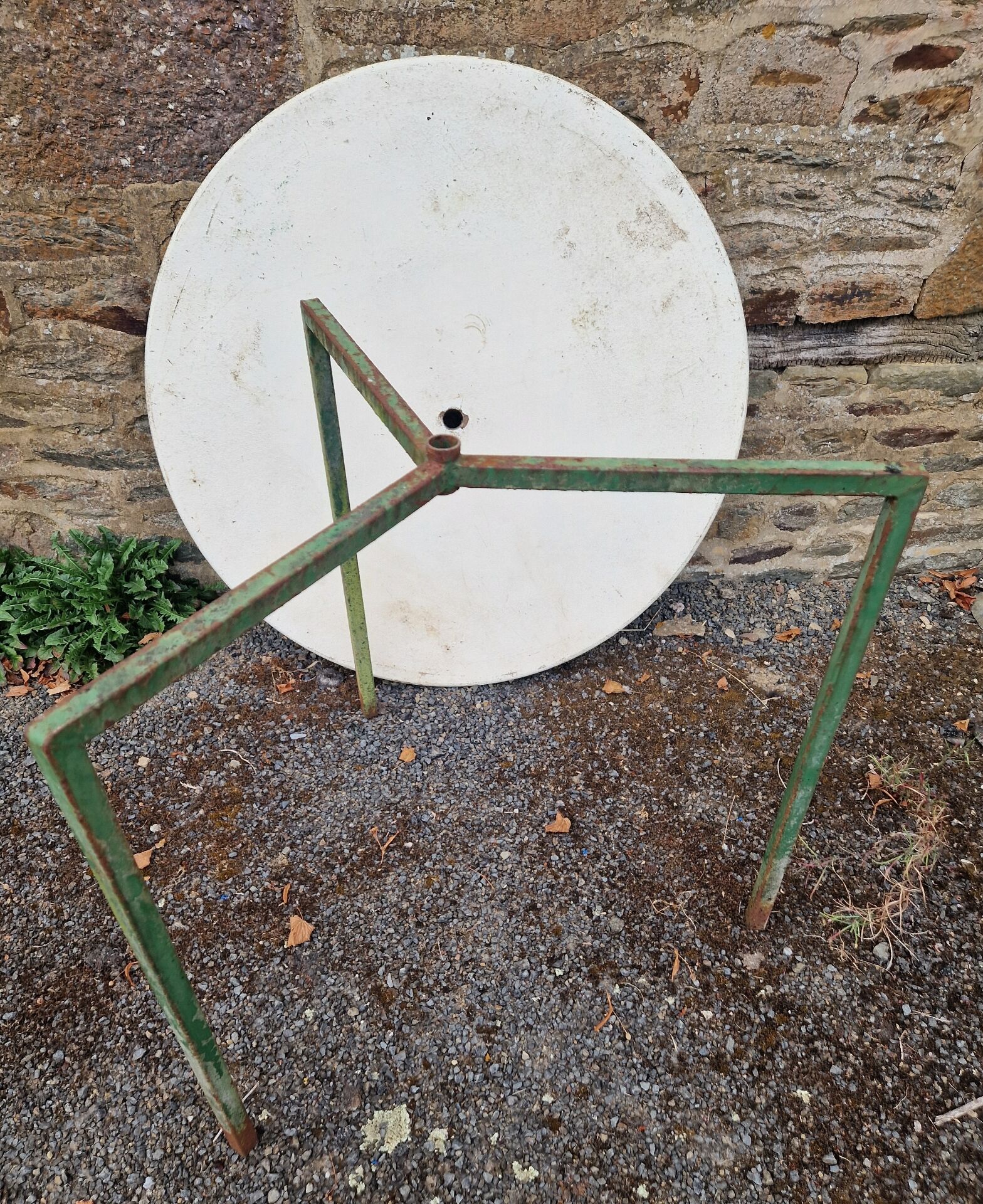 Table ronde de jardin