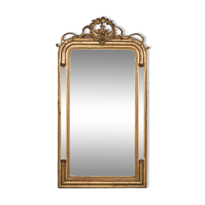 miroir mural doré 19e