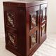 Bar cabinet in rosewood and mother-of-pearl – handcrafted.